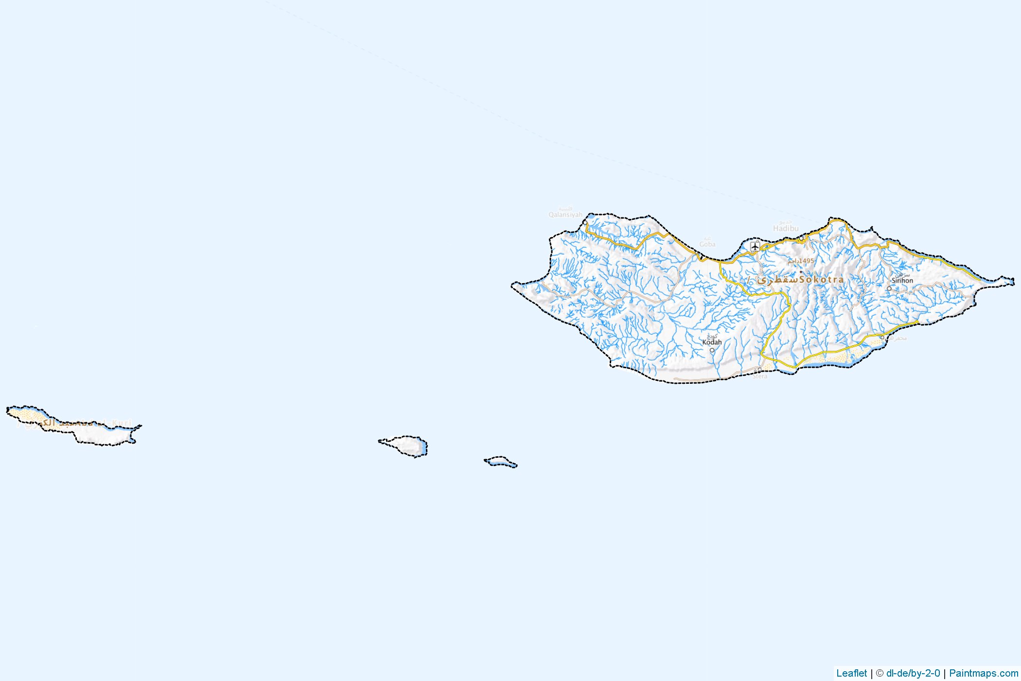 Sokotra (Yemen) Haritası Örnekleri-1