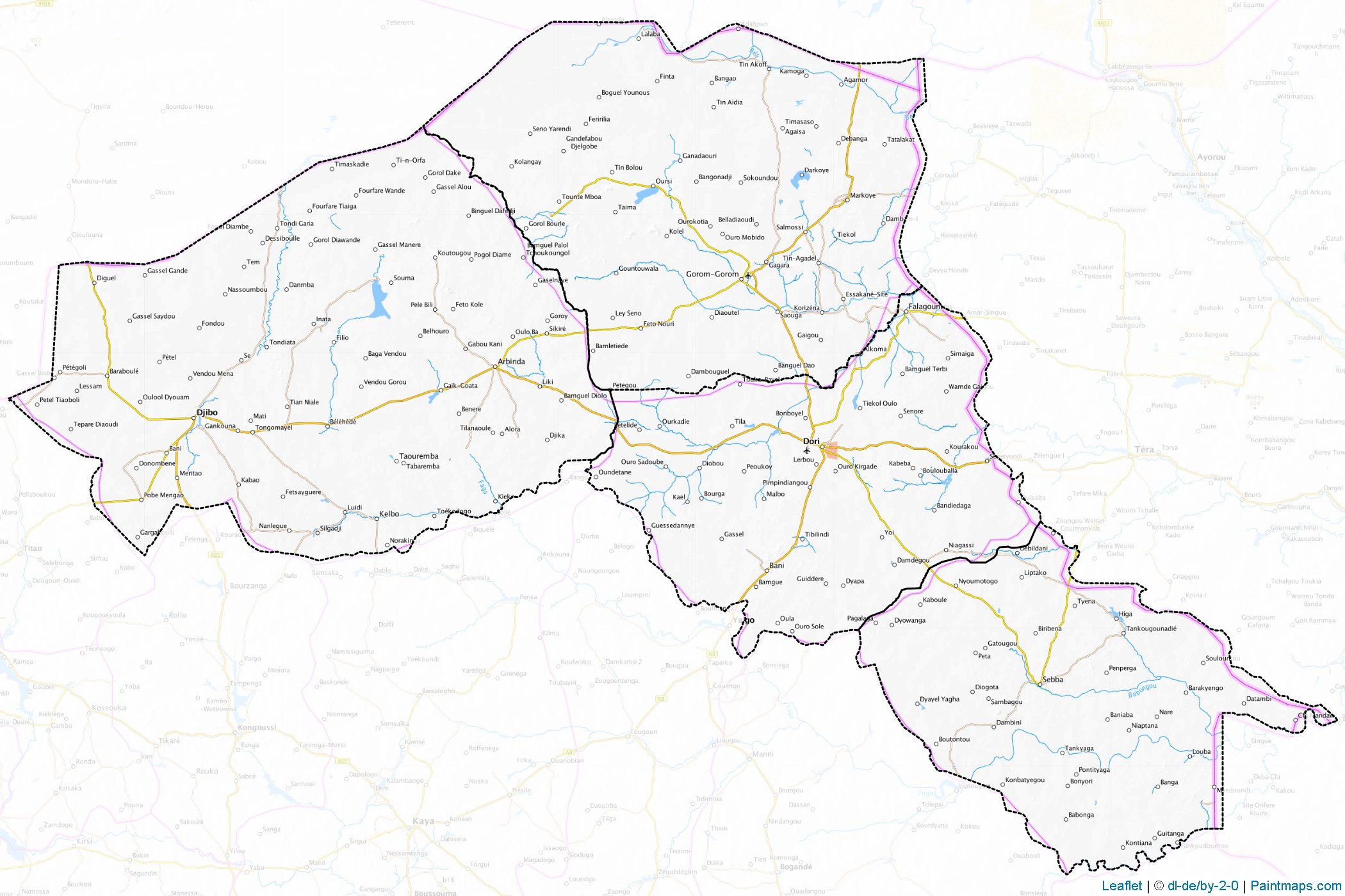 Sahel (Burkina Faso) Map Cropping Samples-1