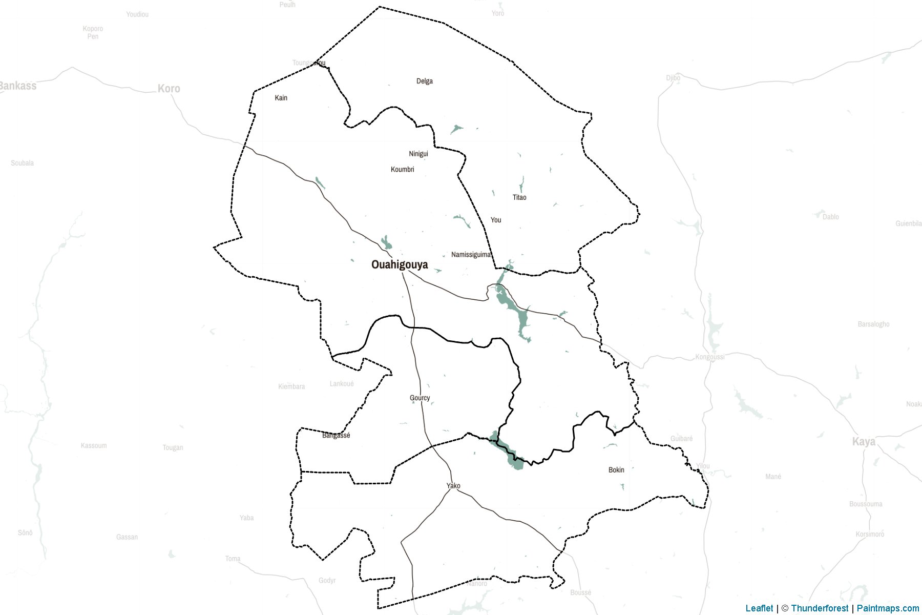 Nord (Burkina Faso) Map Cropping Samples-2