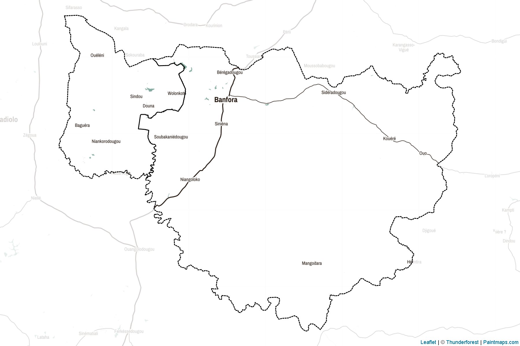 Cascades (Burkina Faso) Map Cropping Samples-2