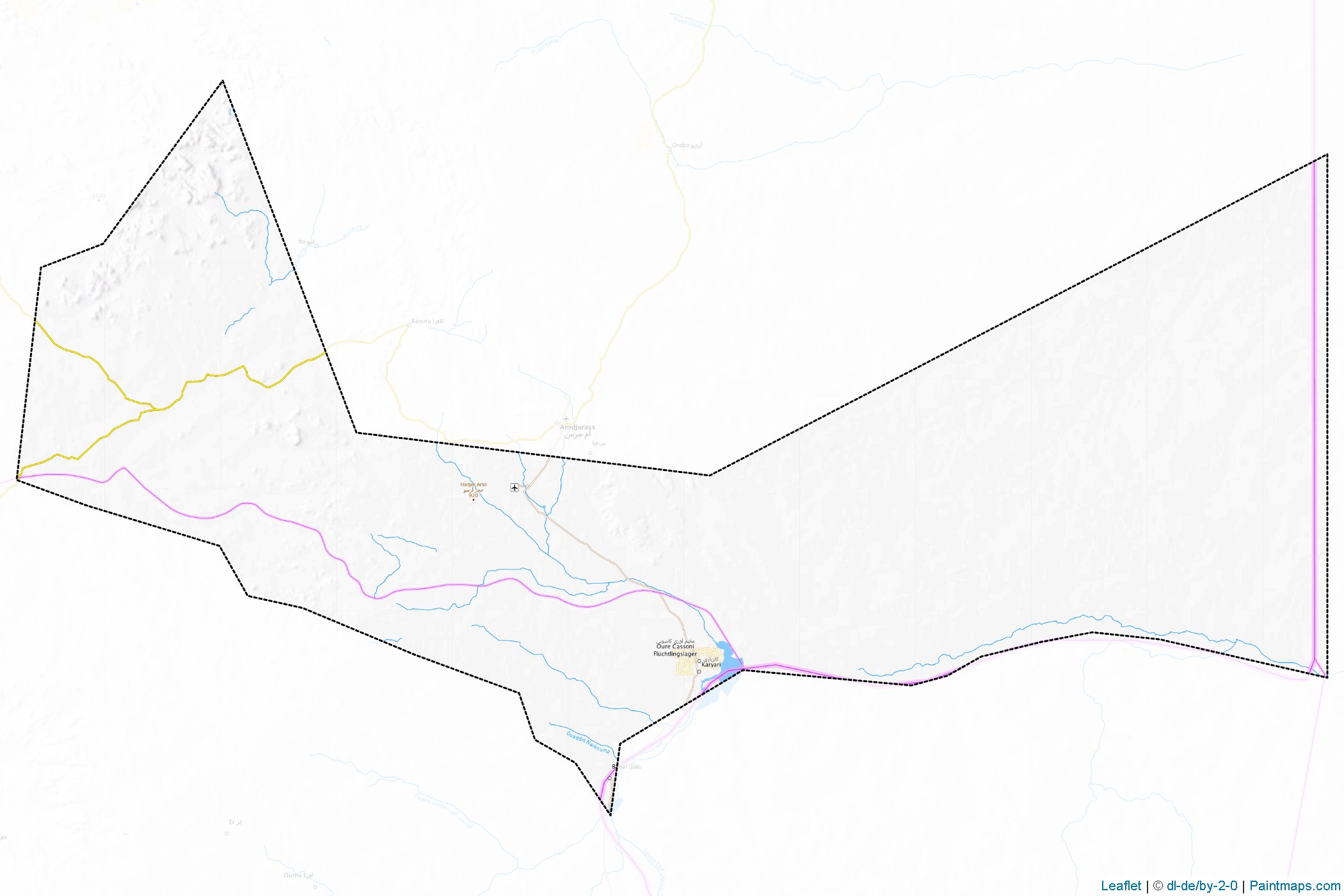 Ennedi Est (Chad) Map Cropping Samples-1