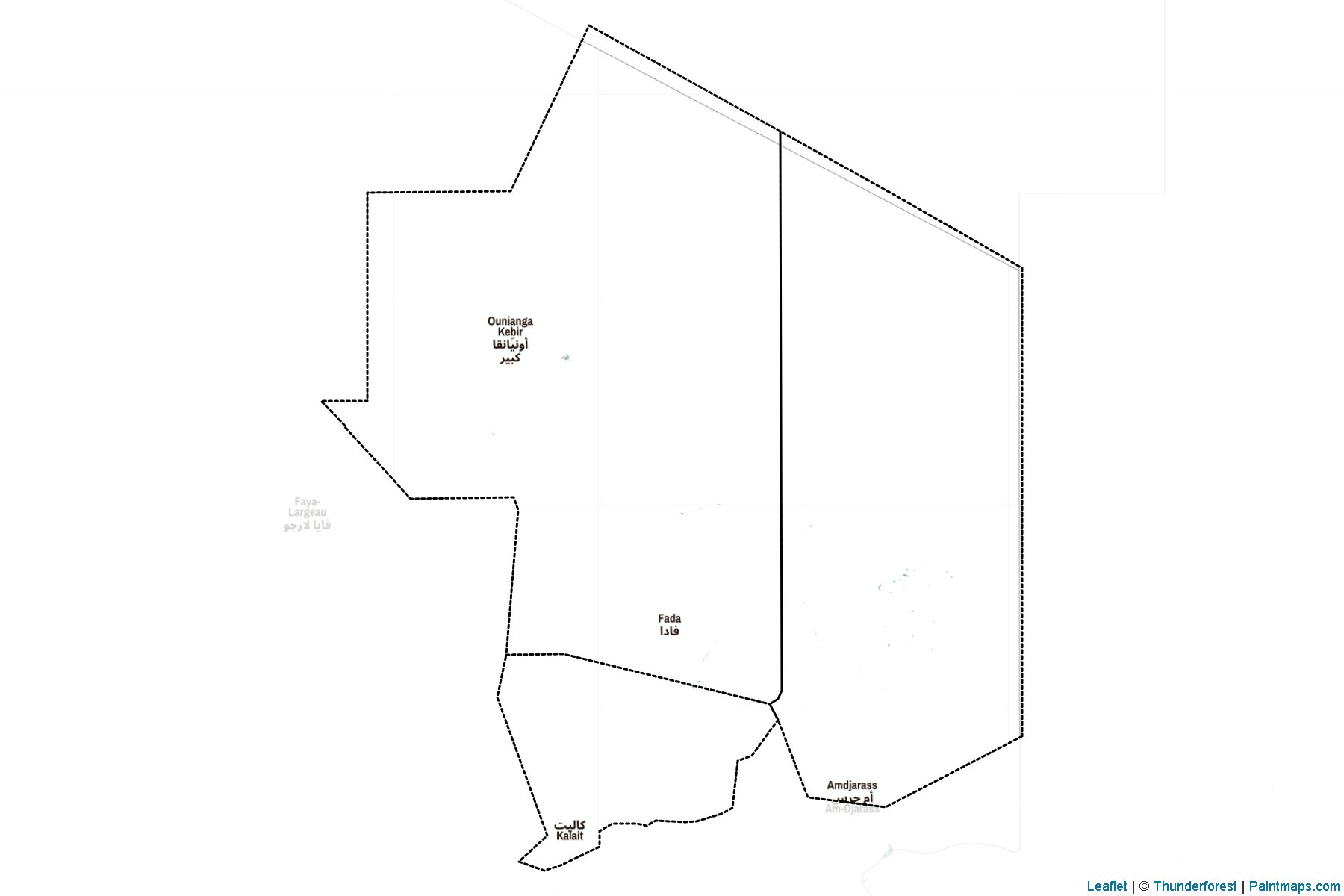 Muestras de recorte de mapas Ennedi Ouest (Chad)-2