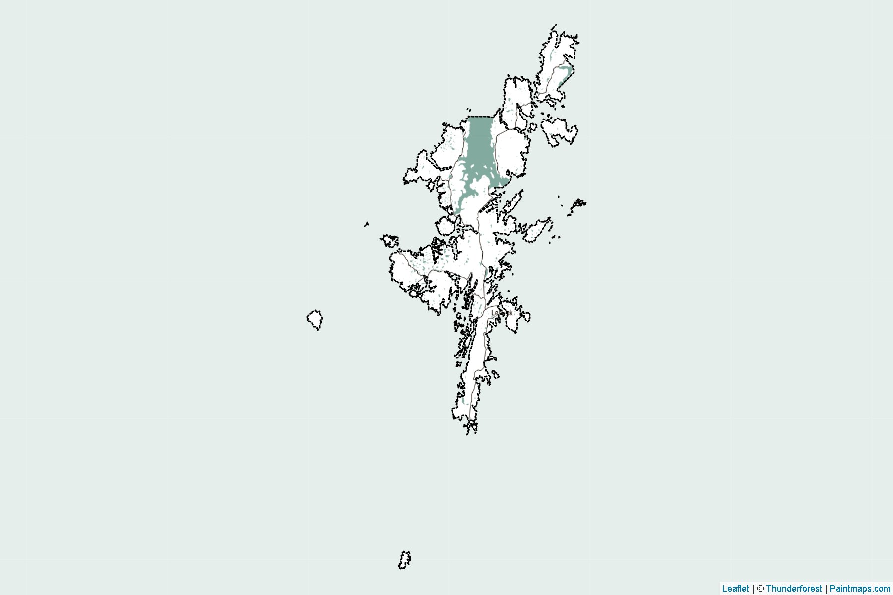 Shetland (Scotland) Map Cropping Samples-2