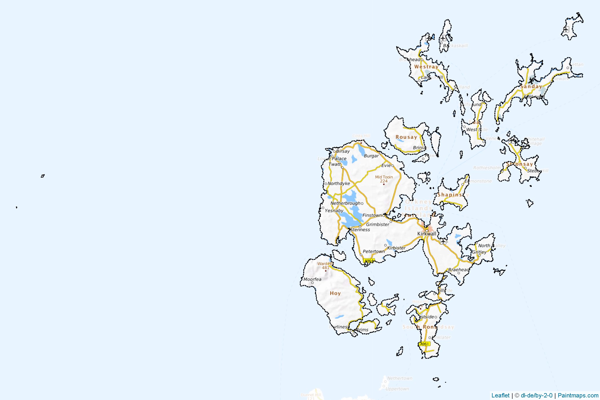 Orkney (Scotland) Map Cropping Samples-1