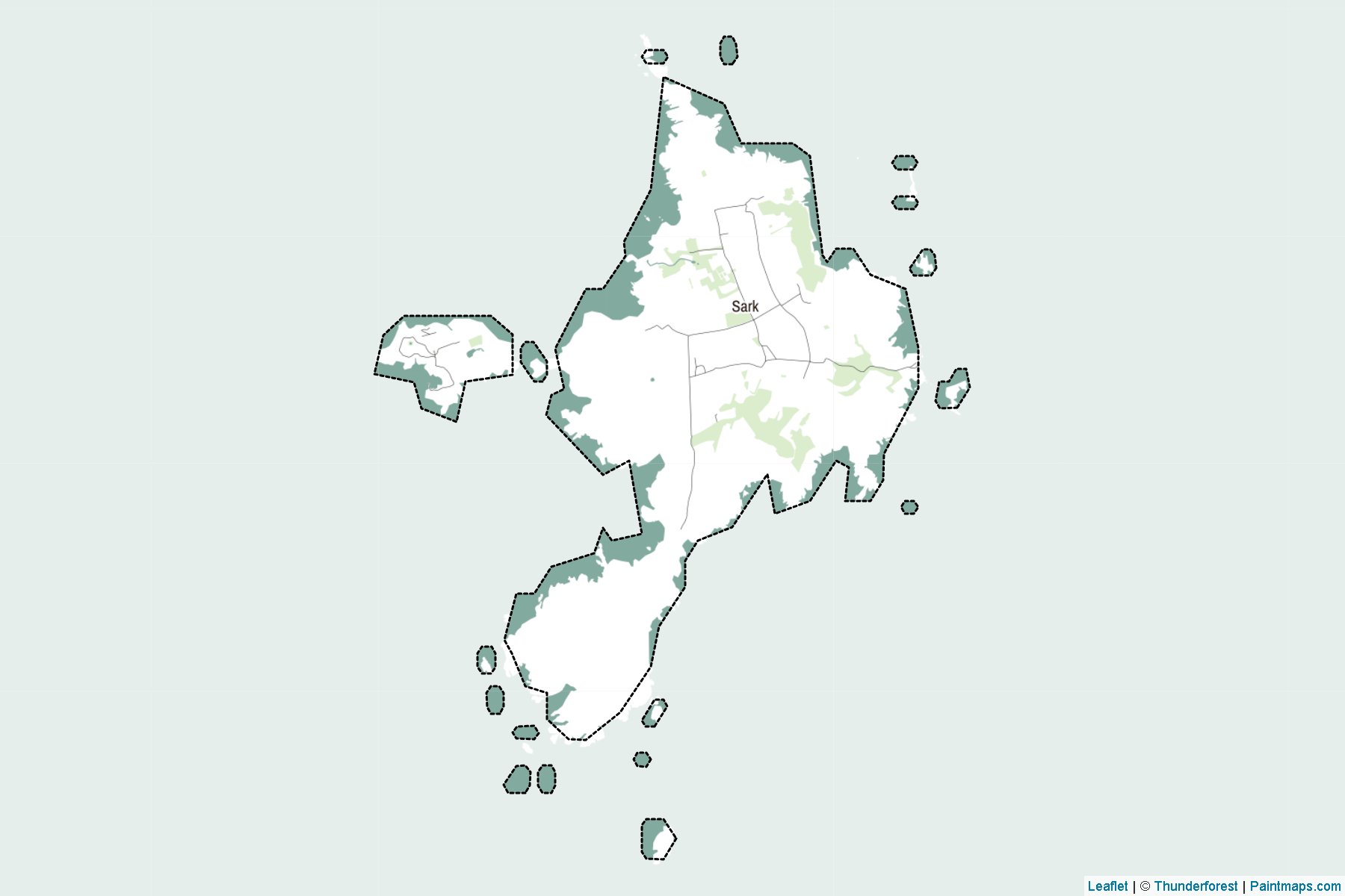 Sark (Guernsey) Map Cropping Samples-2