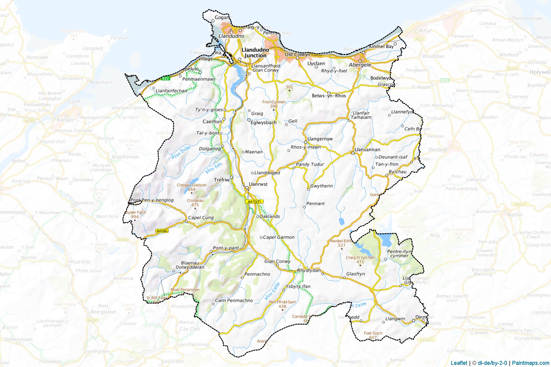 Conwy (Wales) Map Cropping Samples-1