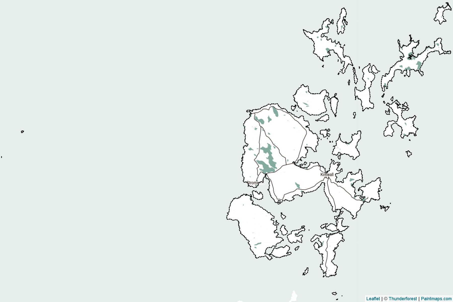 Orkney Islands (Scotland) Map Cropping Samples-2