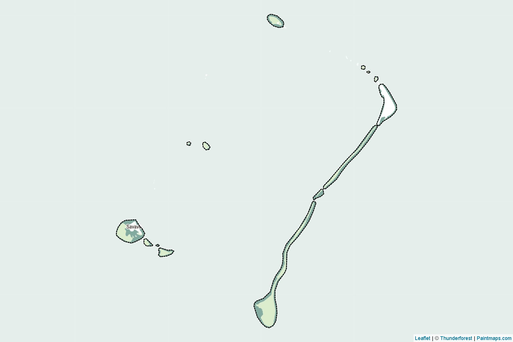 Muestras de recorte de mapas Nukufetau (Tuvalu)-2