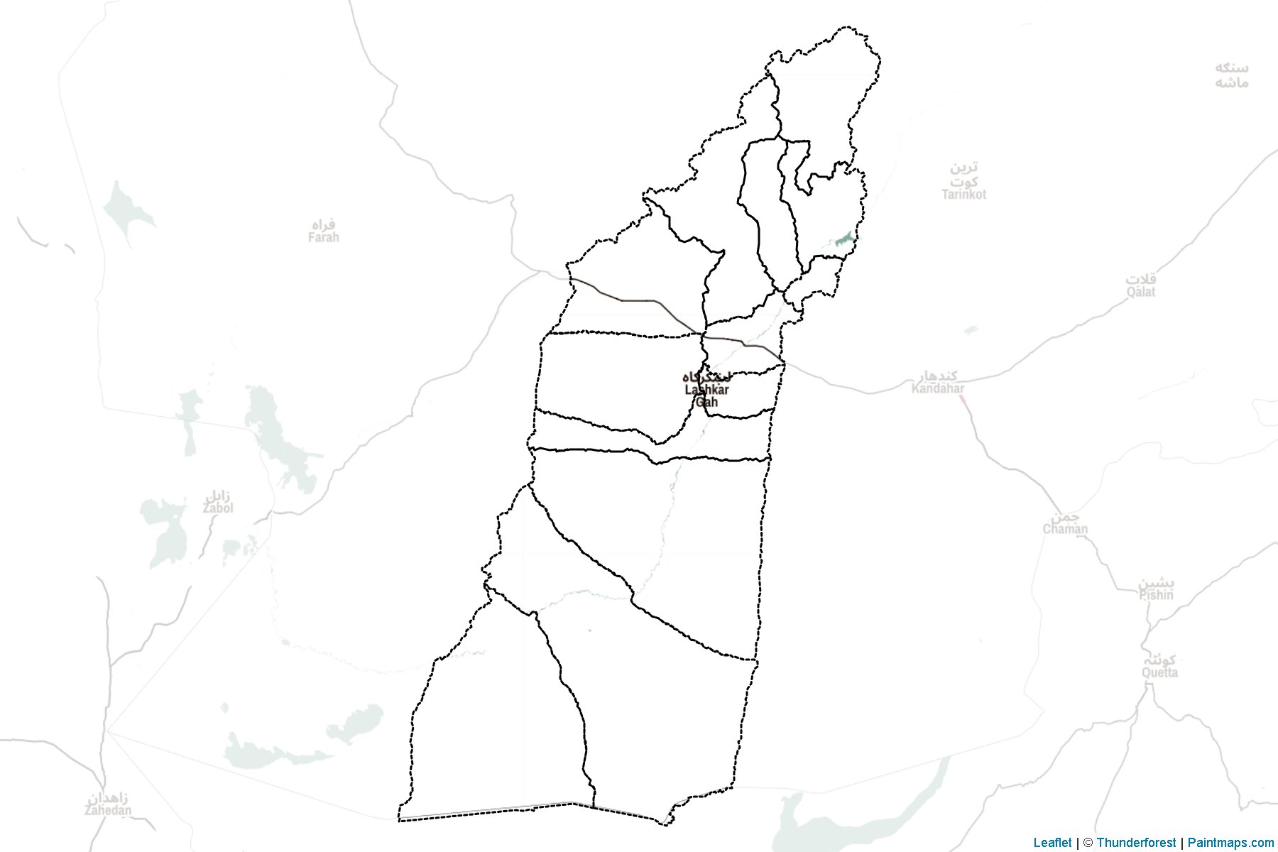 Muestras de recorte de mapas Helmand (Afganistán)-2