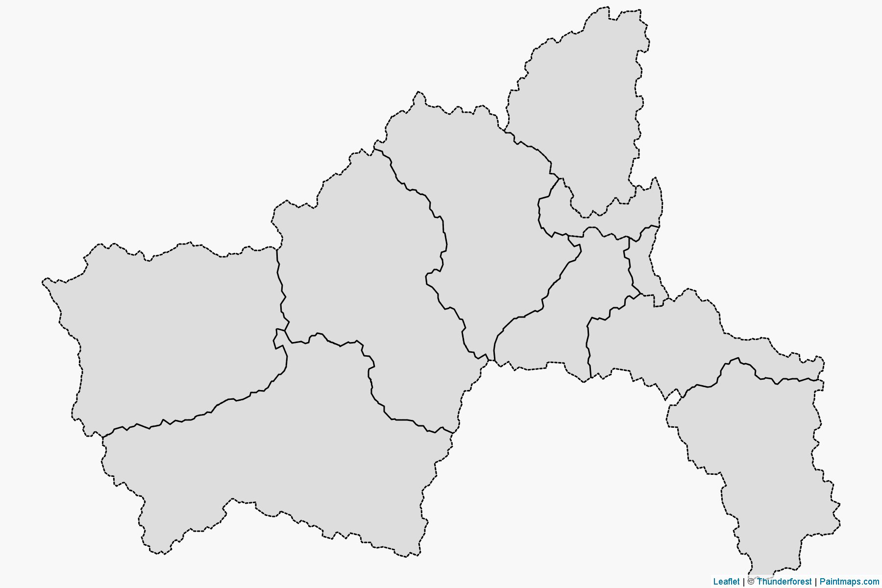 Muestras de recorte de mapas Parwan (Afganistán)-2