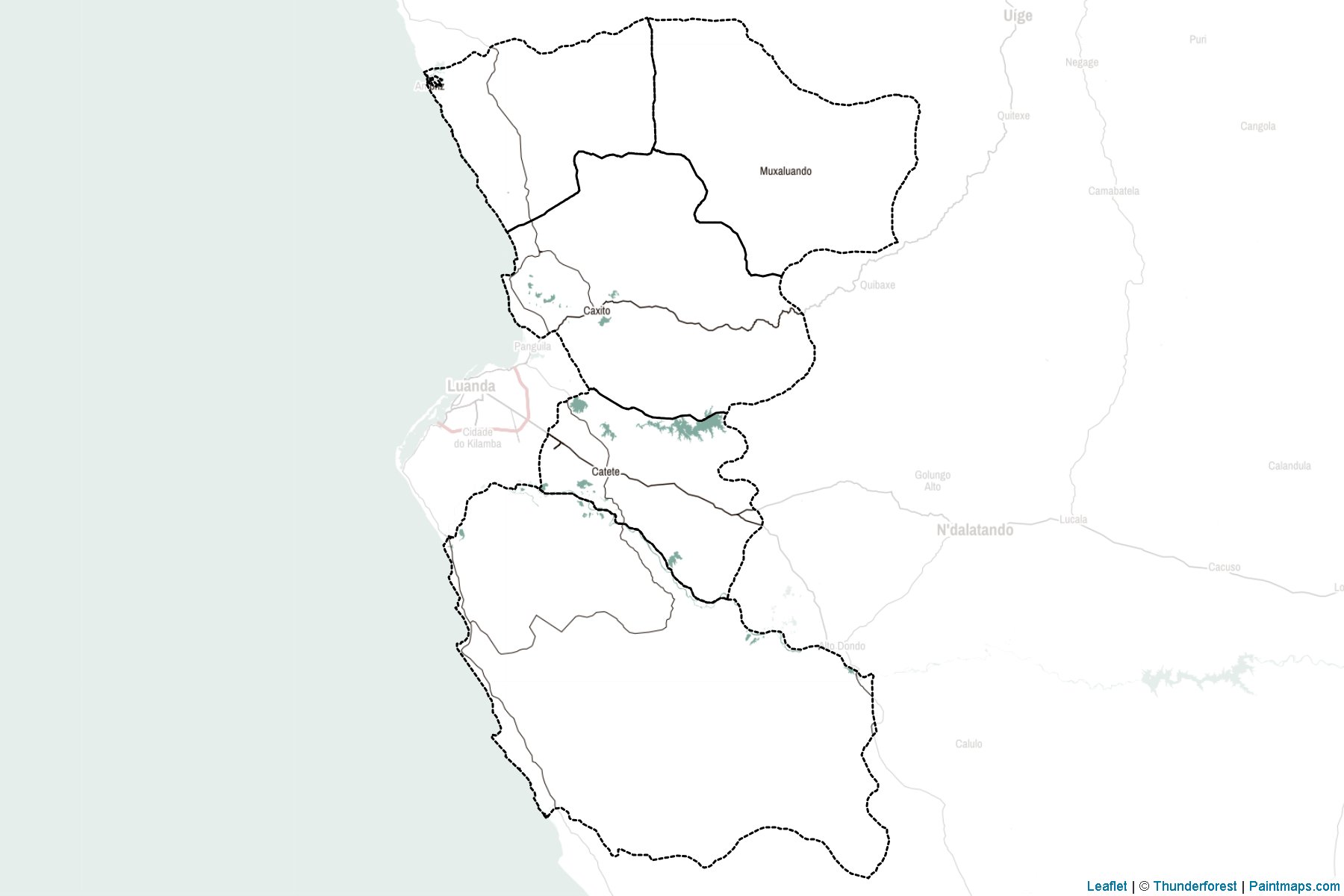 Muestras de recorte de mapas Bengo (Angola)-2