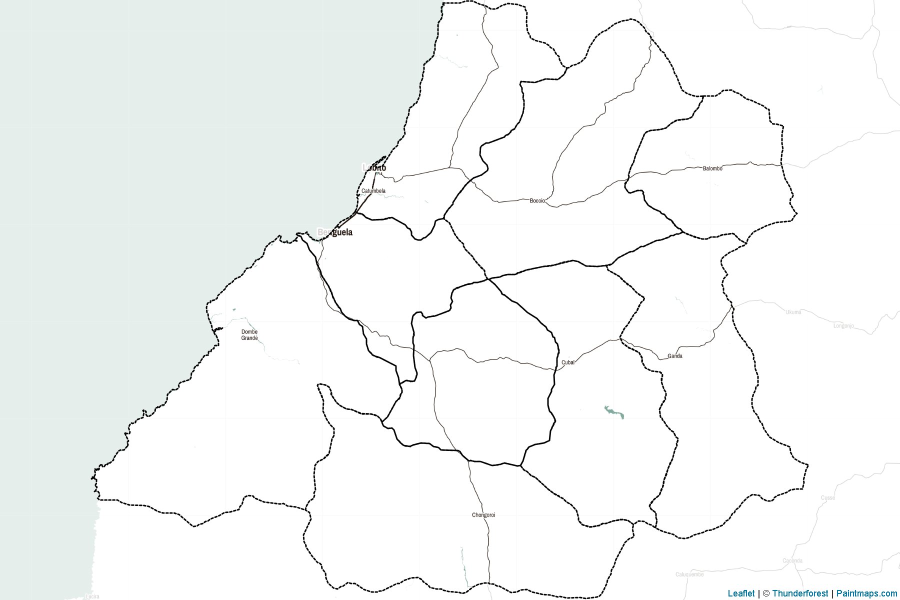 Muestras de recorte de mapas Benguela (Angola)-2