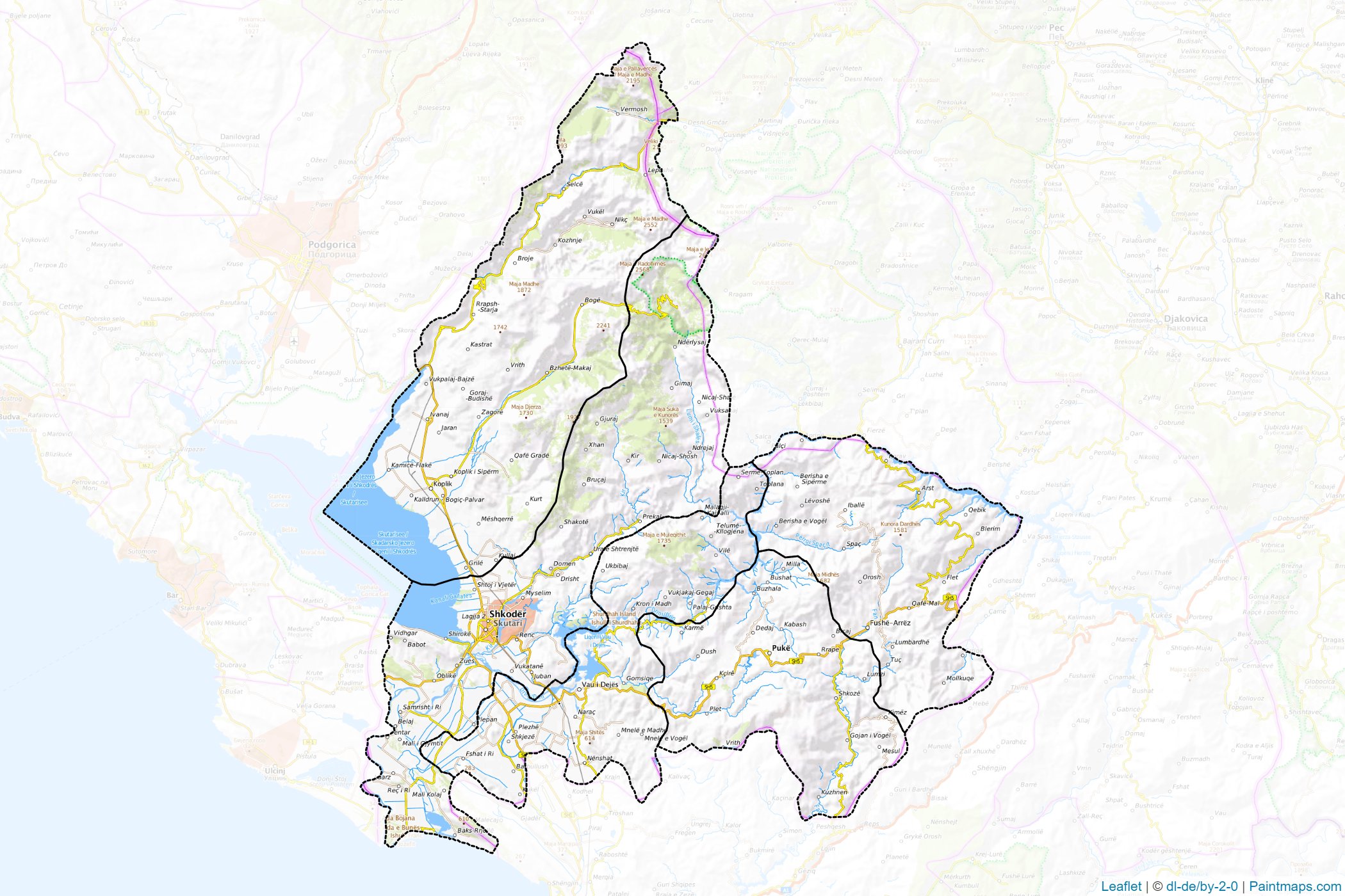 Shkoder (Albania) Map Cropping Samples-1