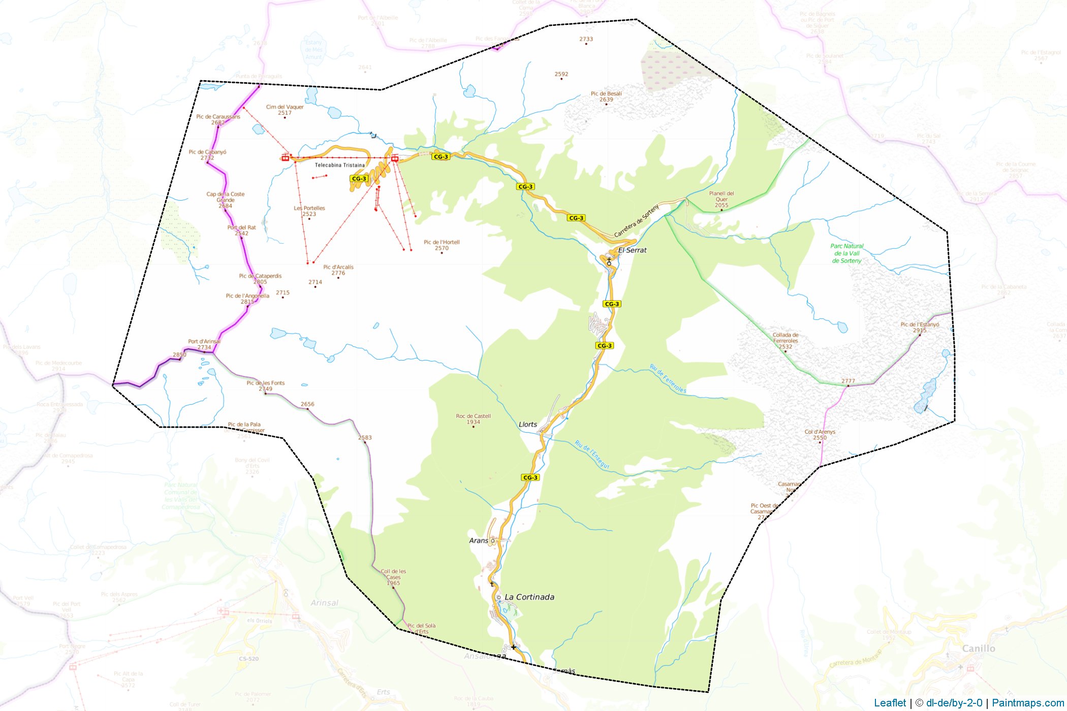 Ordino (Andorra) Map Cropping Samples-1