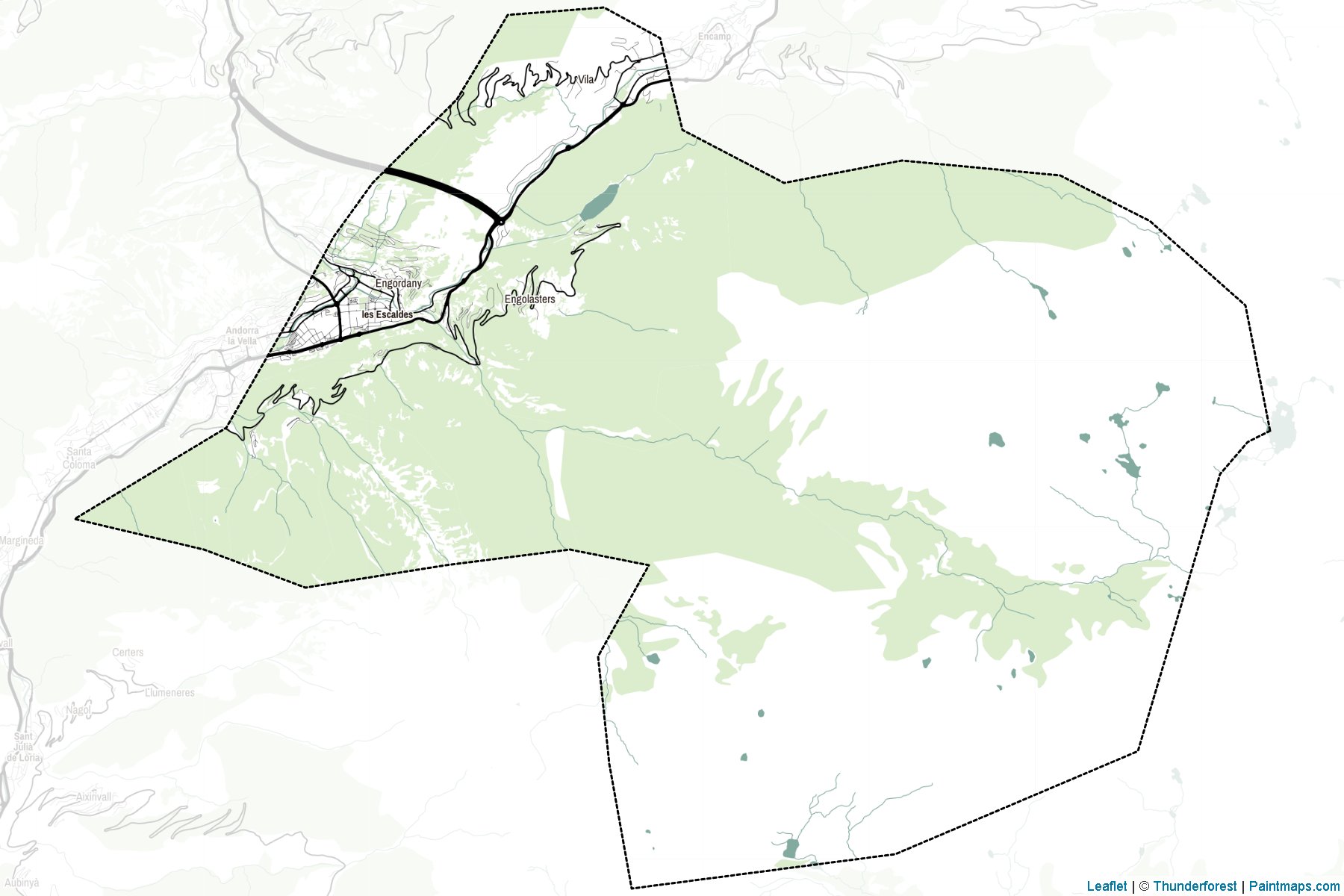 Escaldes-Engordany (Andorra) Haritası Örnekleri-2