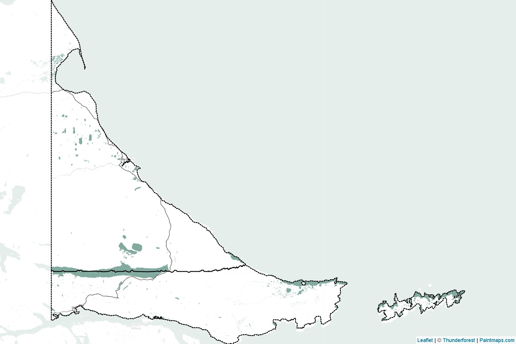 Muestras de recorte de mapas Tierra del Fuego (Argentina)-2