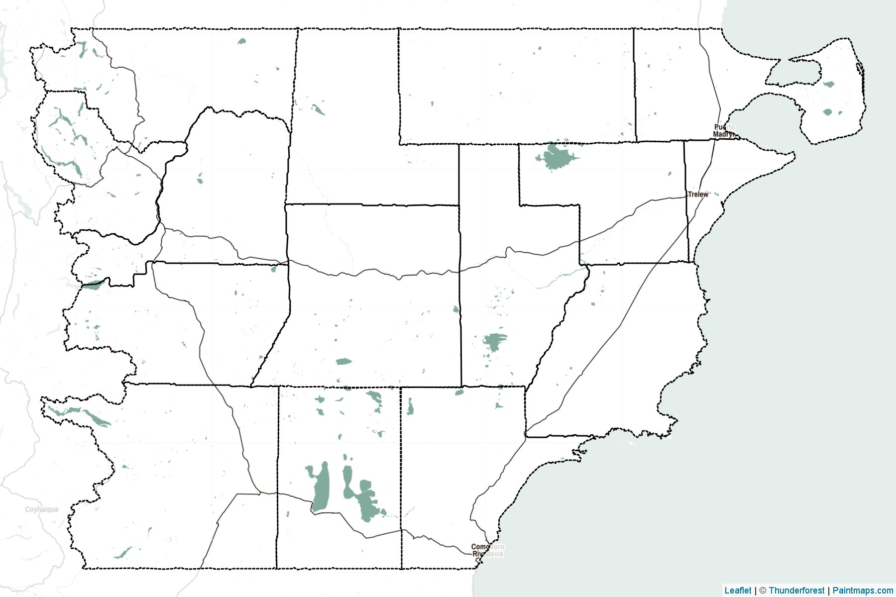 Muestras de recorte de mapas Chubut (Argentina)-2