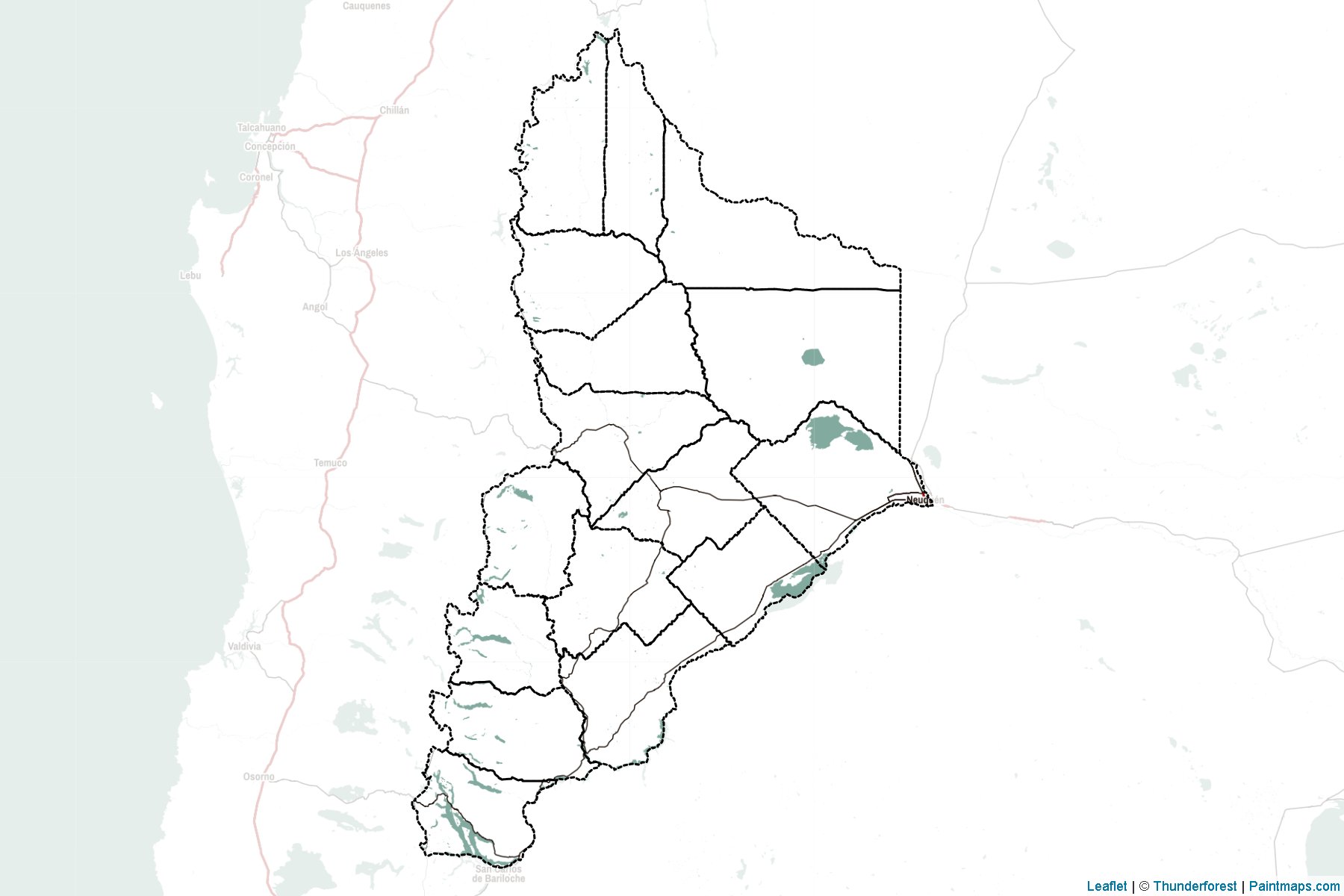 Neuquen (Argentina) Map Cropping Samples-2