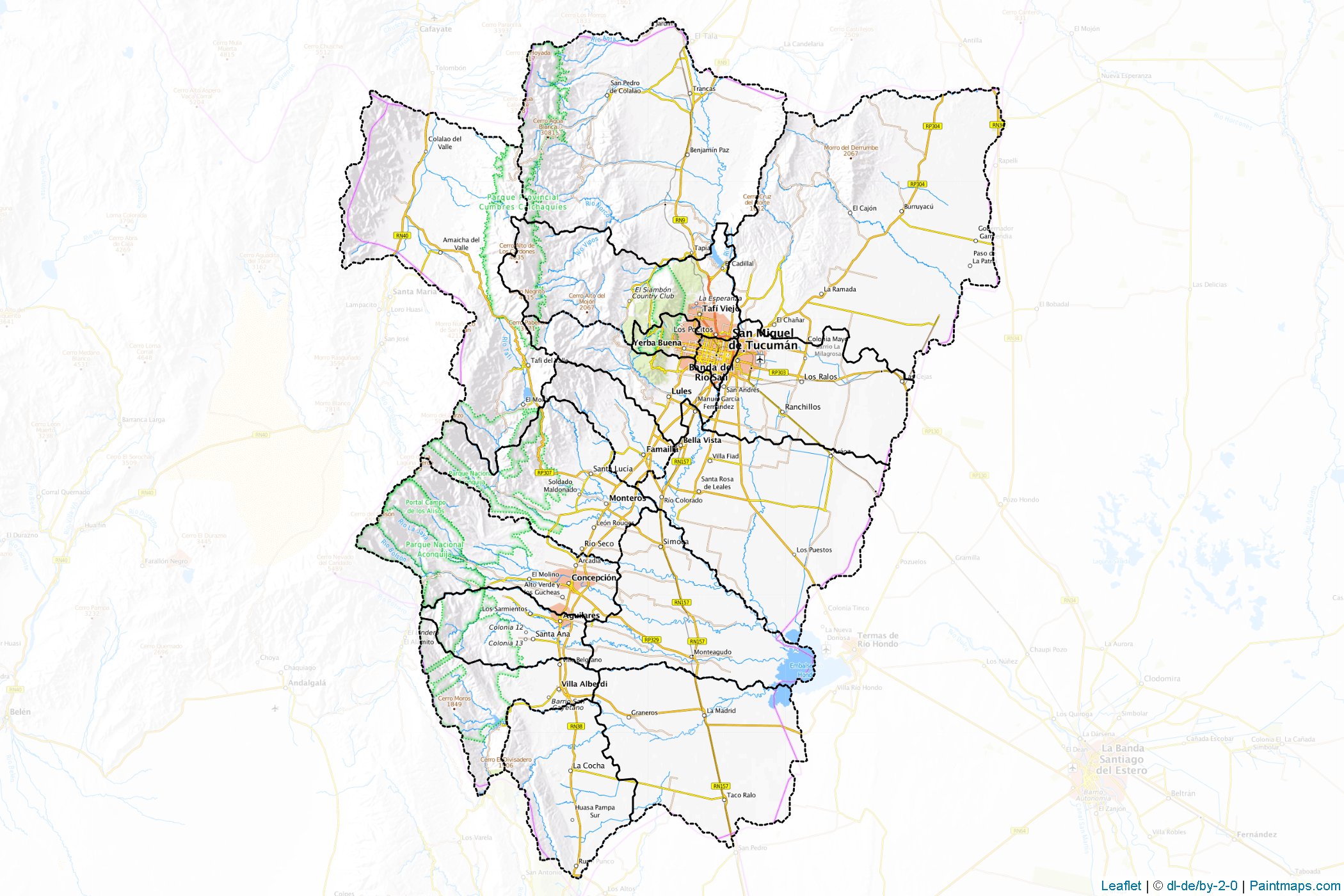 Tucuman (Argentina) Map Cropping Samples-1