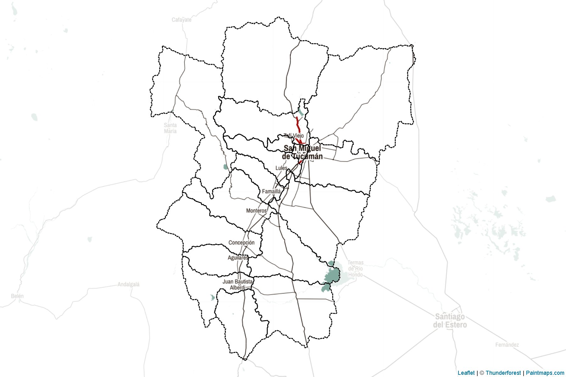 Tucuman (Argentina) Map Cropping Samples-2