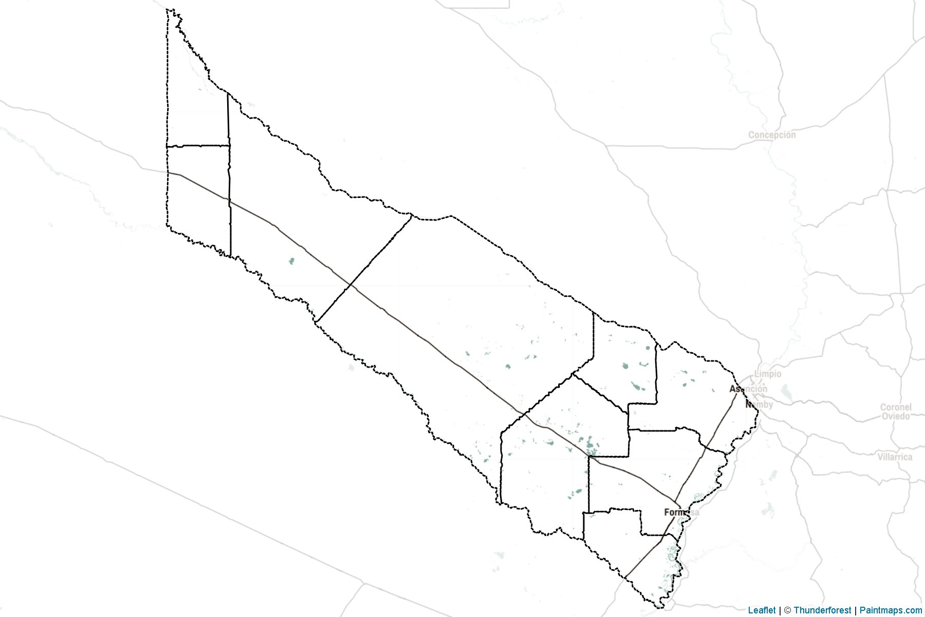 Muestras de recorte de mapas Formosa (Argentina)-2