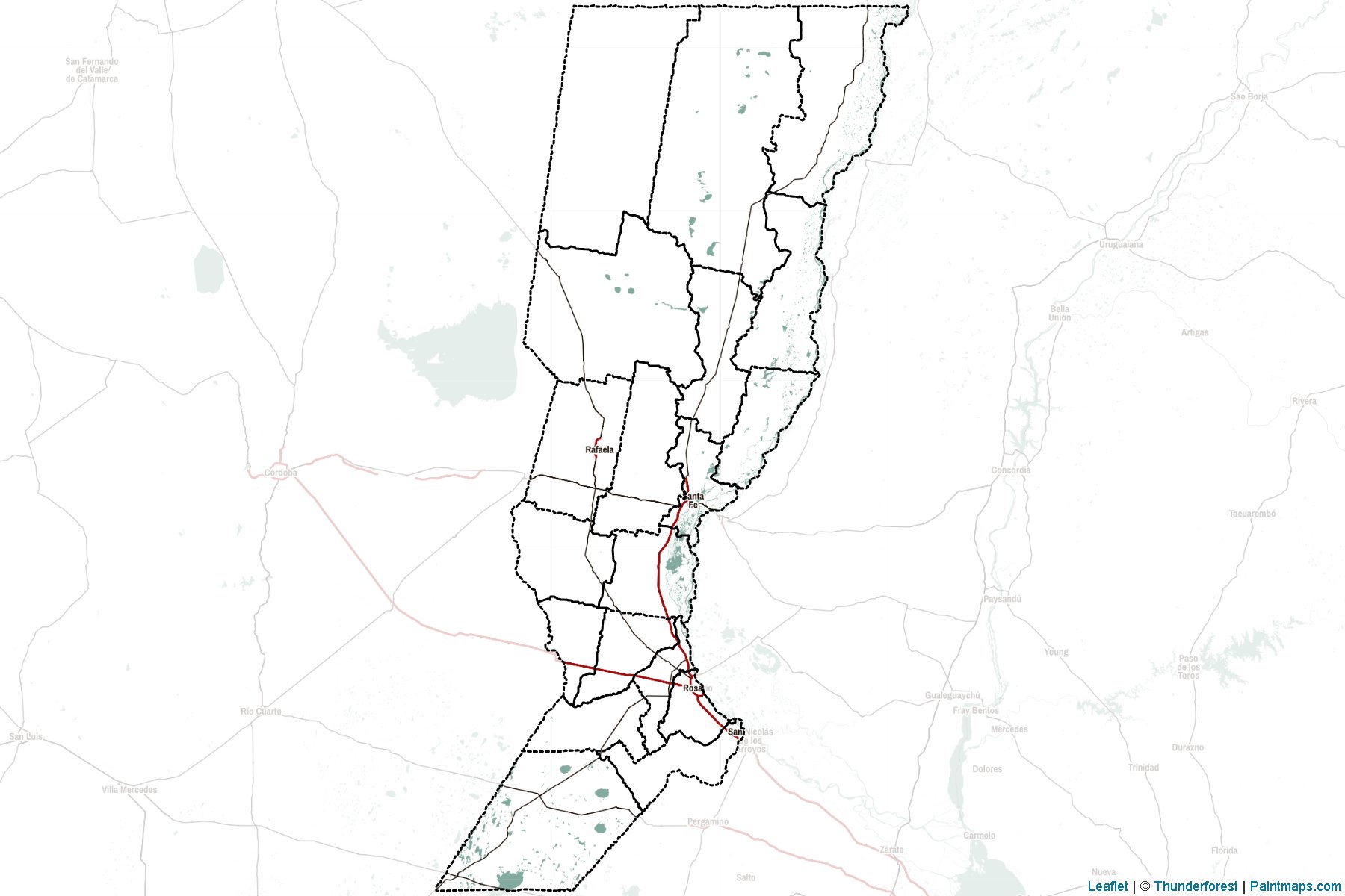 Santa Fe Province (Argentina) Map Cropping Samples-2