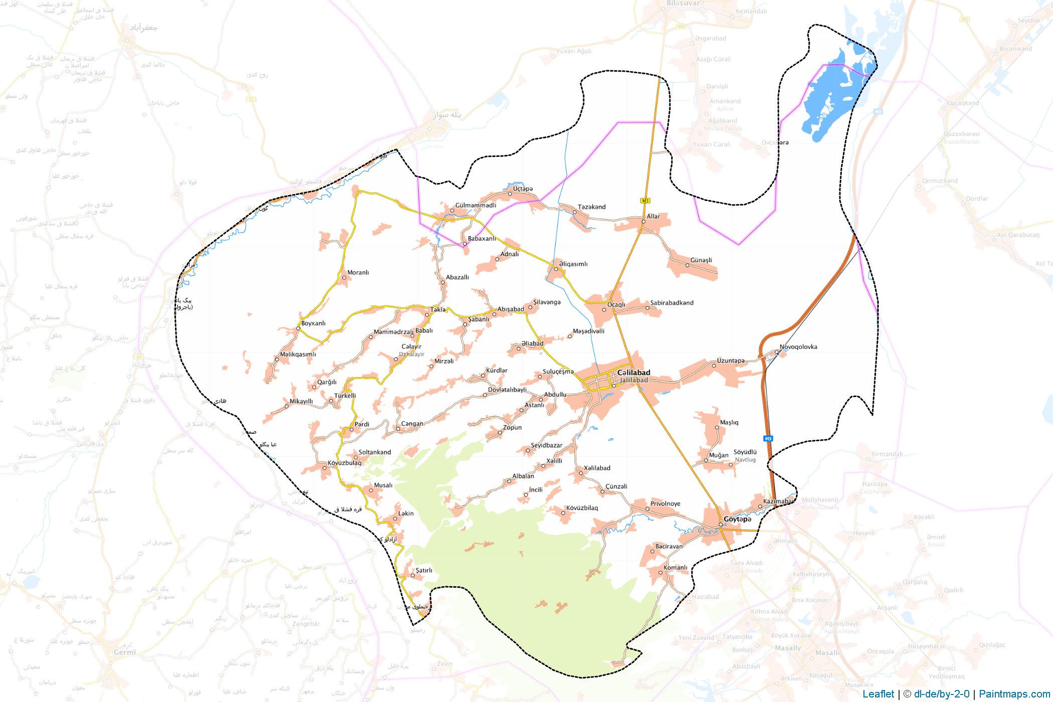 Calilabad (Lankaran) Map Cropping Samples-1