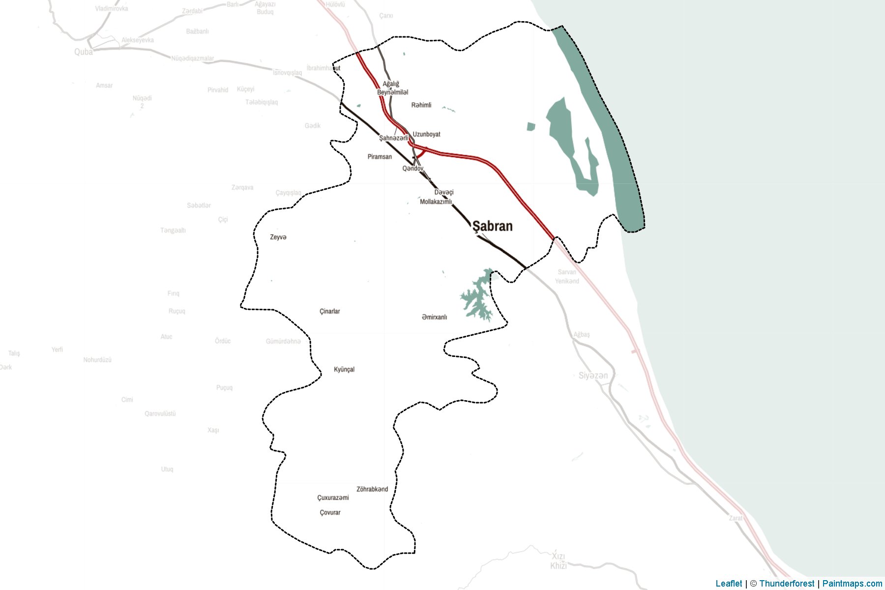 Davaci (Guba-Khachmaz) Map Cropping Samples-2