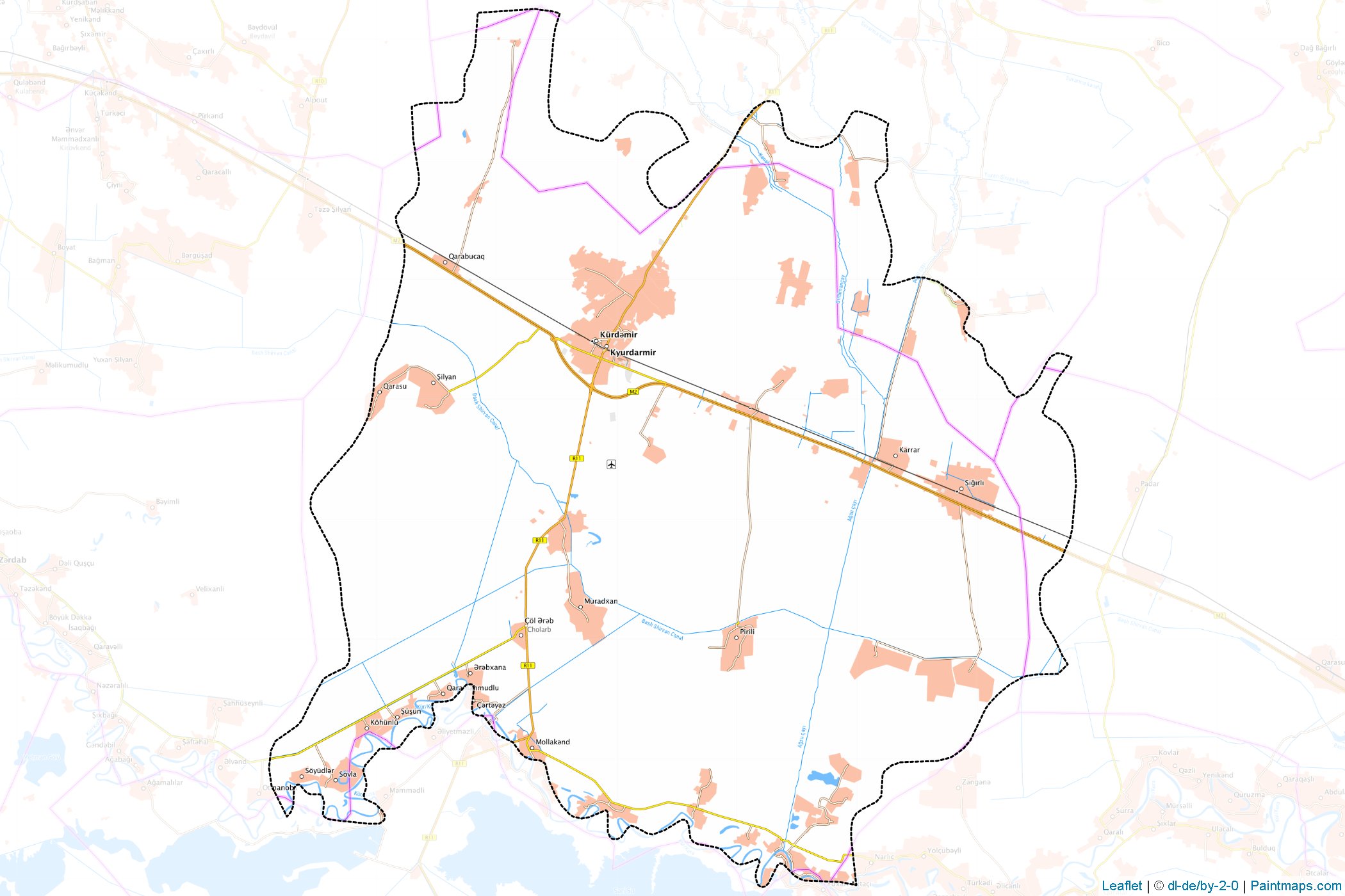 Kurdamir (Aran) Map Cropping Samples-1