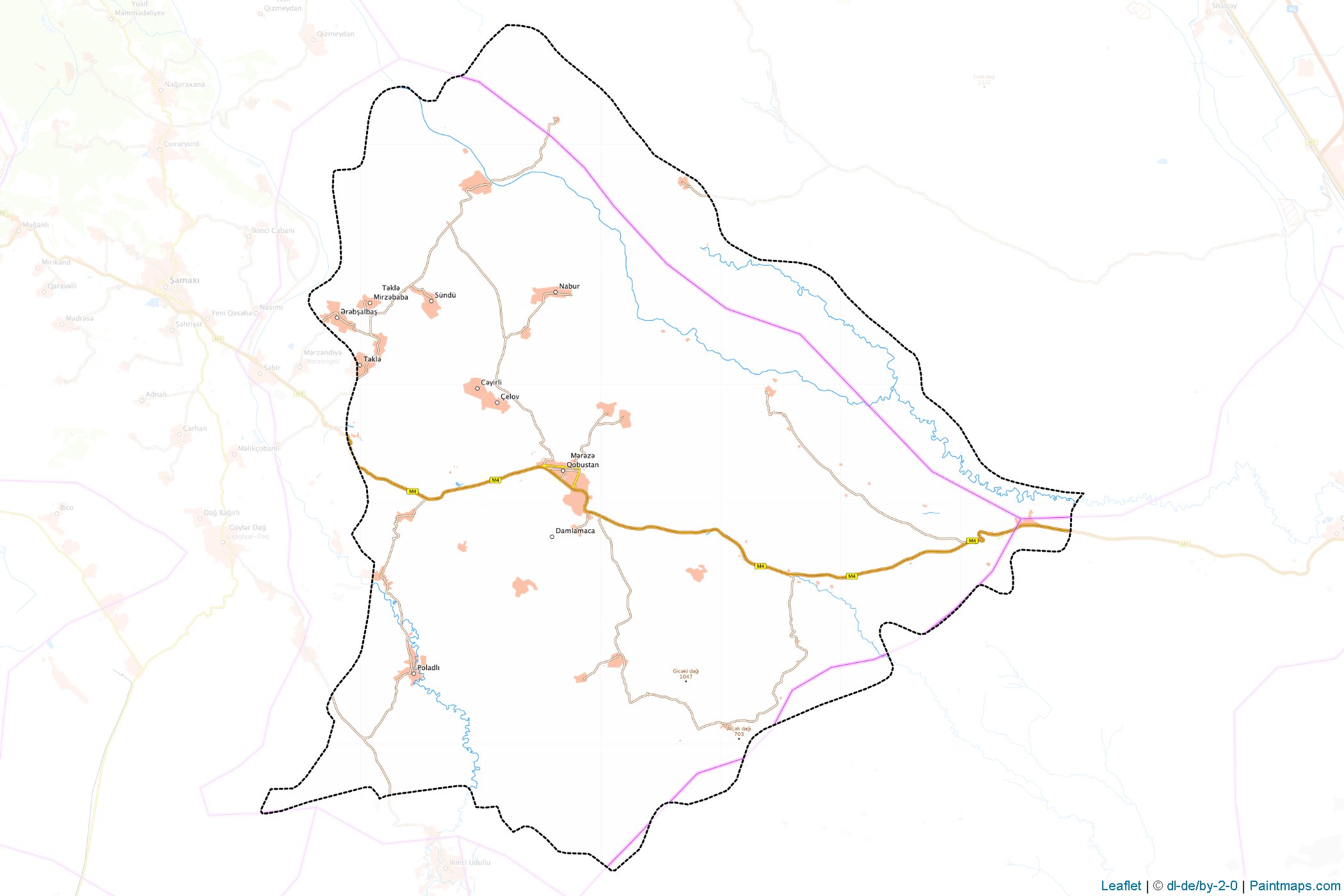 Qobustan (Daghlig Shirvan) Map Cropping Samples-1