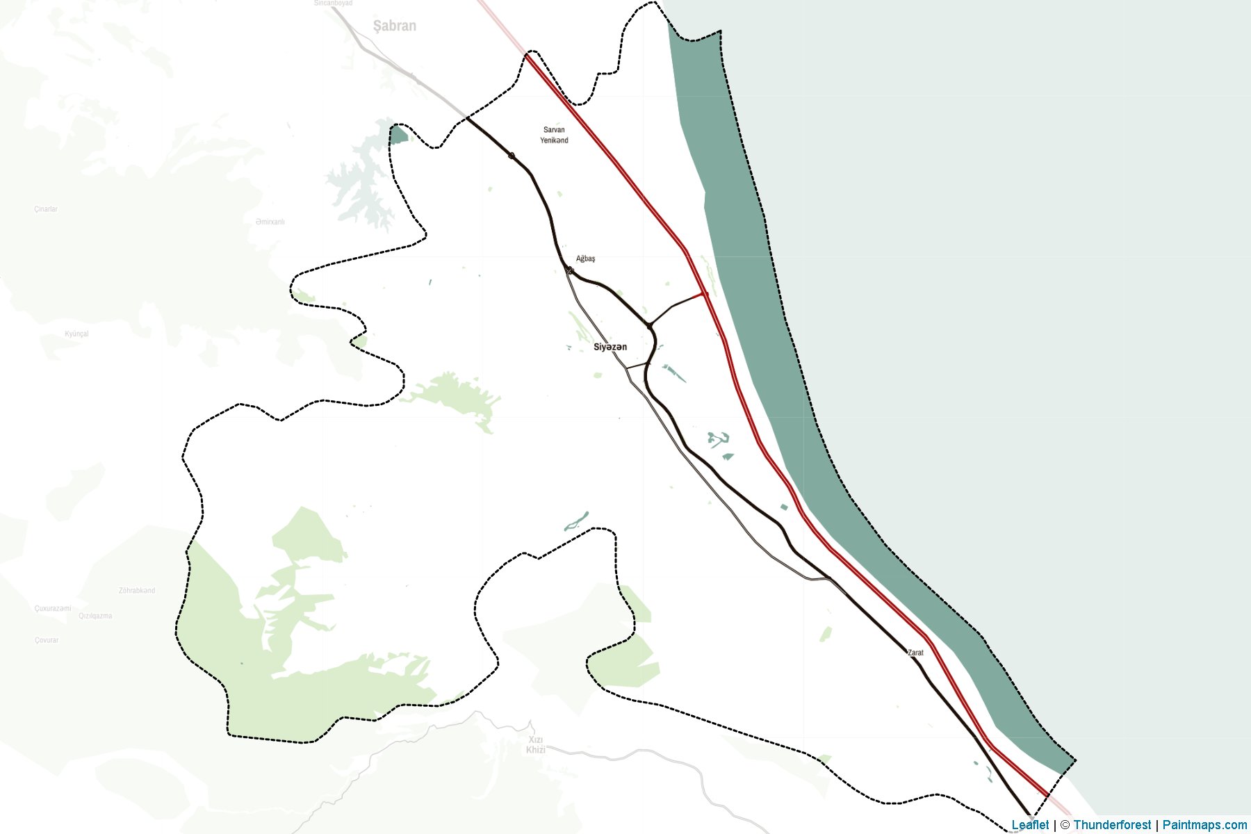 Siyazan (Guba-Khachmaz) Map Cropping Samples-2