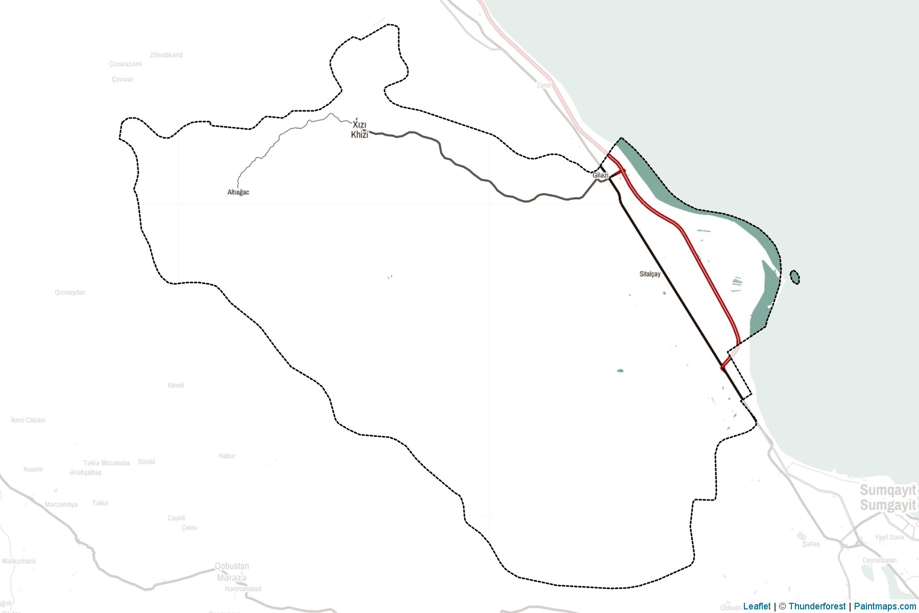 Xizı (Absheron) Haritası Örnekleri-2