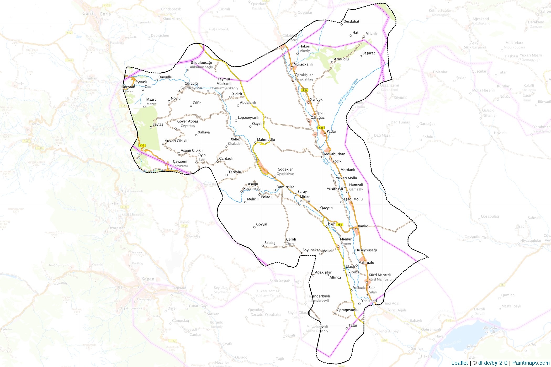 Qubadli (Kalbajar-Lachin) Map Cropping Samples-1