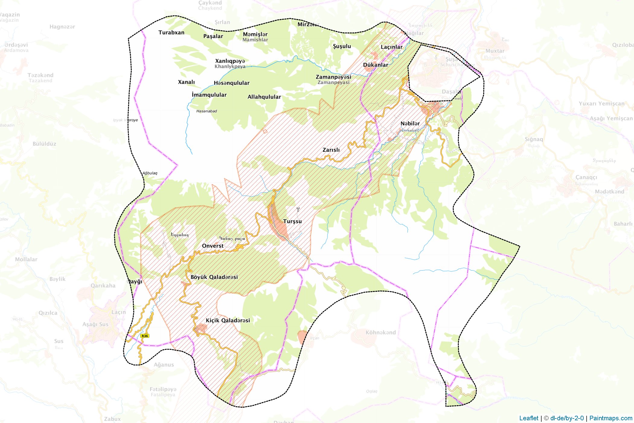 Susa (Yukhari Garabakh) Map Cropping Samples-1