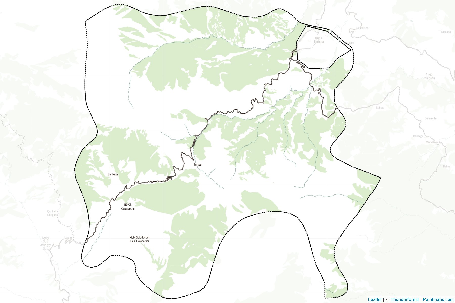 Susa (Yukhari Garabakh) Map Cropping Samples-2