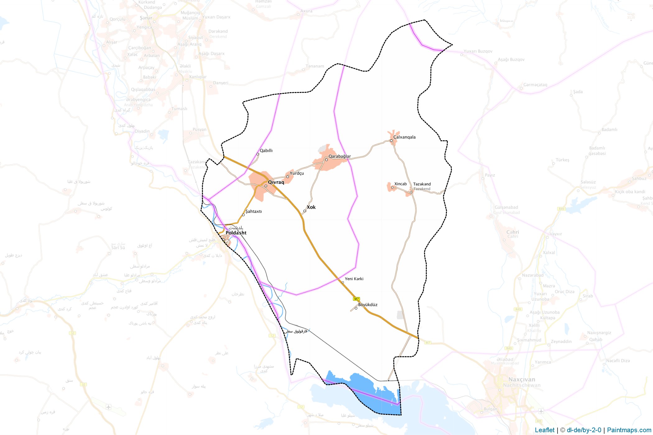 Kengerli (Naxçıvan Autonomous Republic) Haritası Örnekleri-1