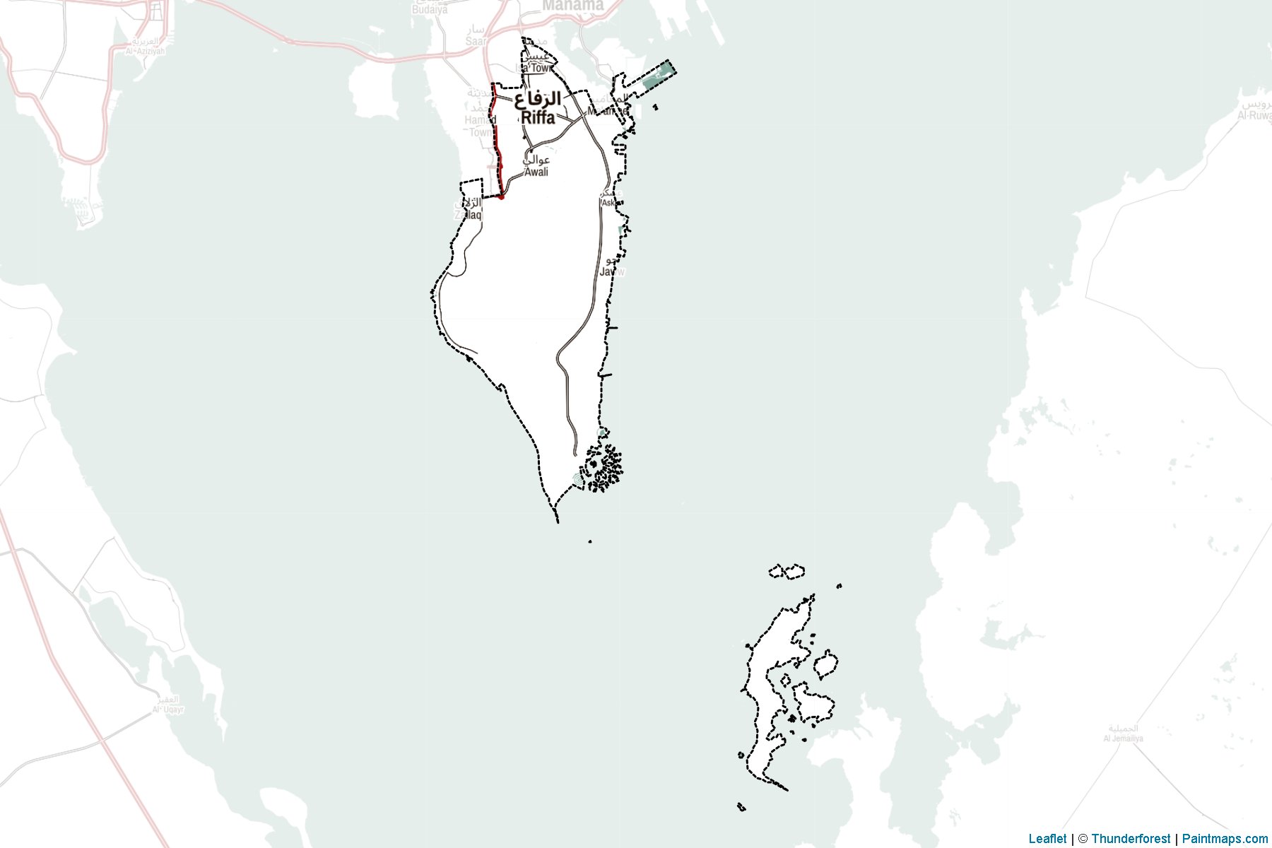 Southern (Bahrain) Map Cropping Samples-2