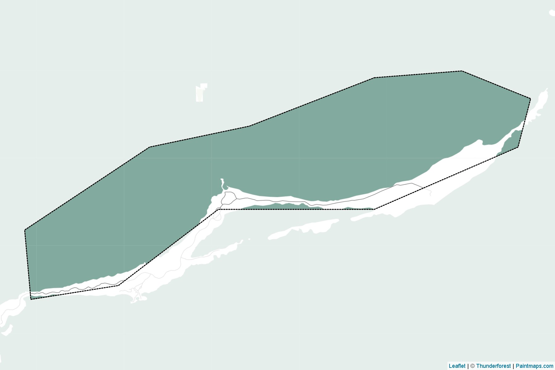 Spanish Wells (The Bahamas) Map Cropping Samples-2