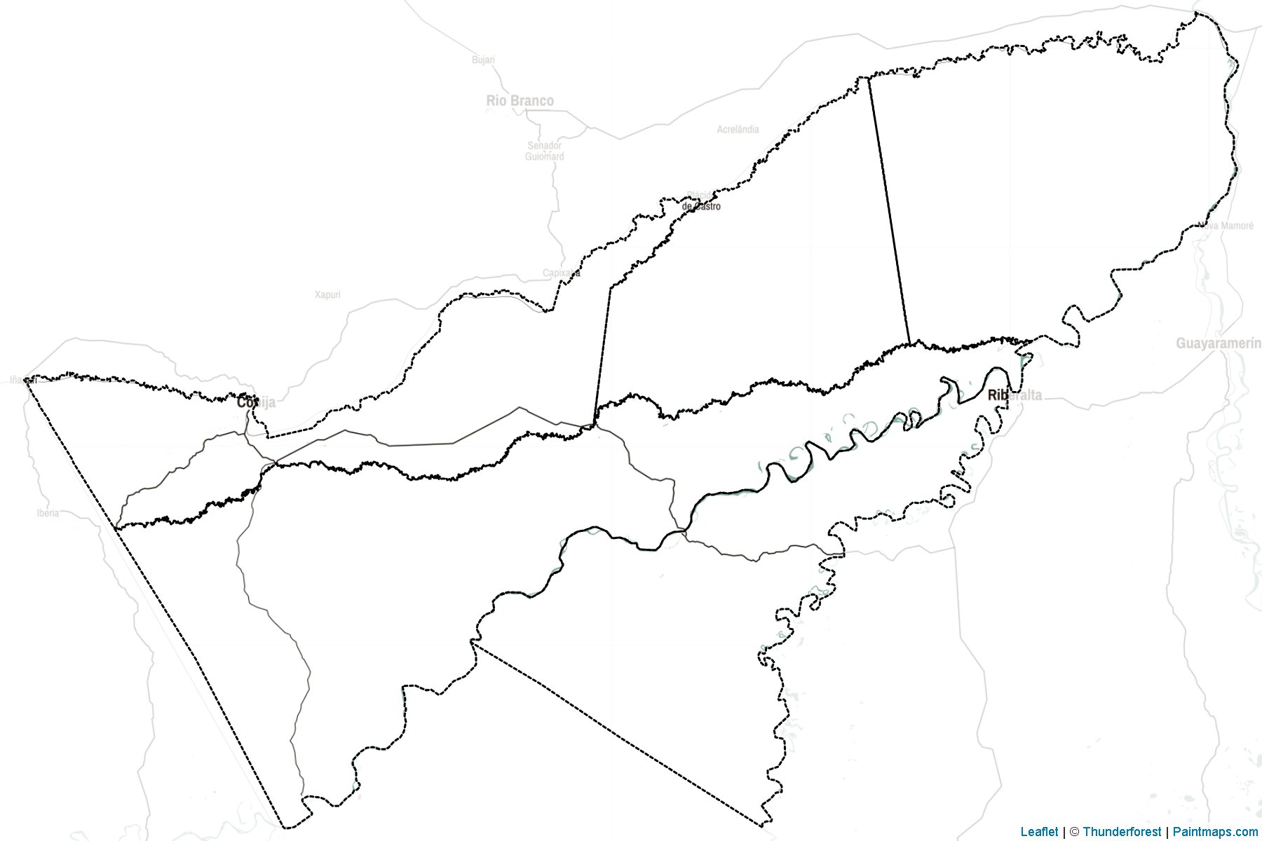 Pando (Bolivia) Map Cropping Samples-2