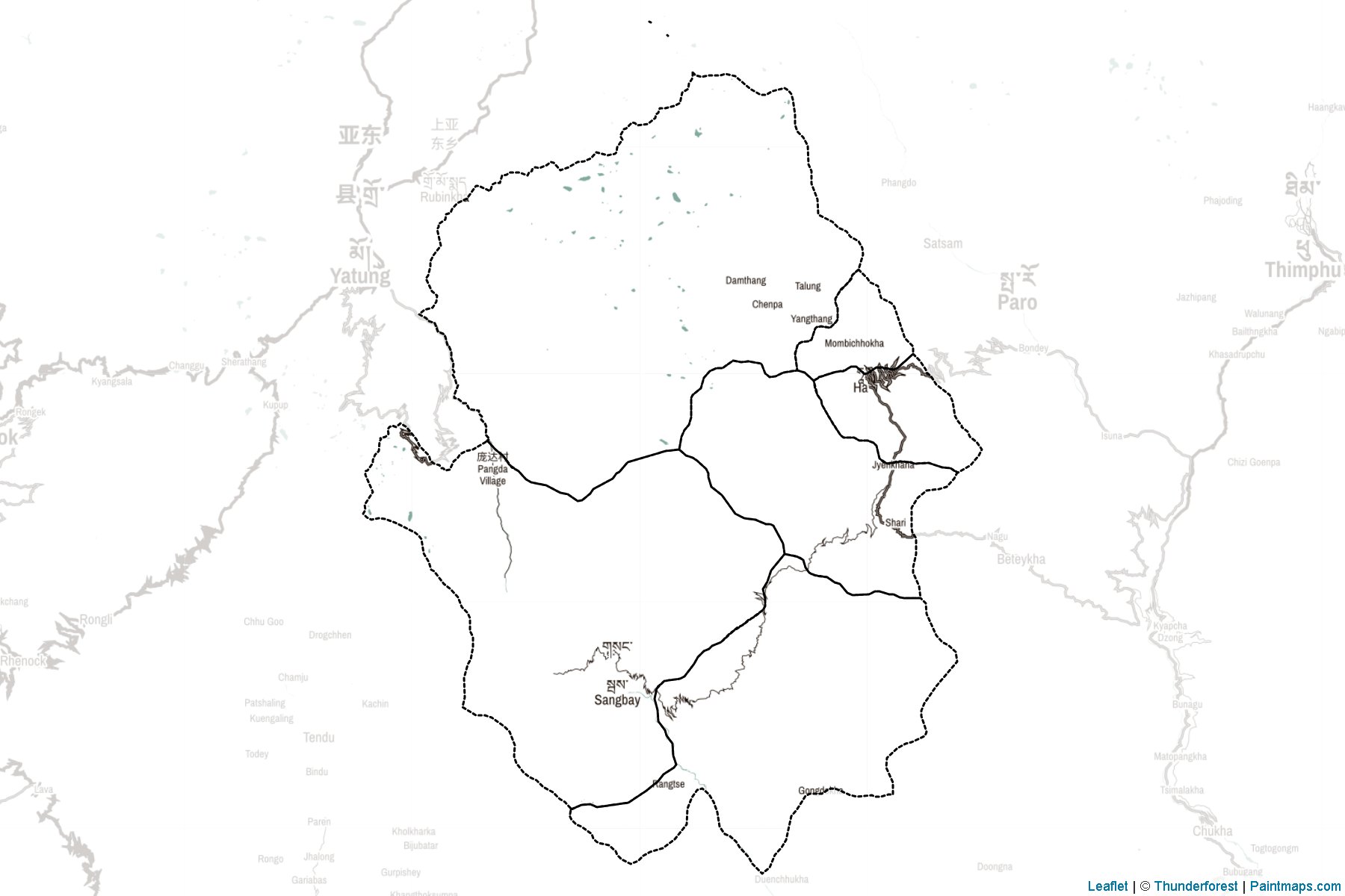 Muestras de recorte de mapas Ha (Bhután)-2