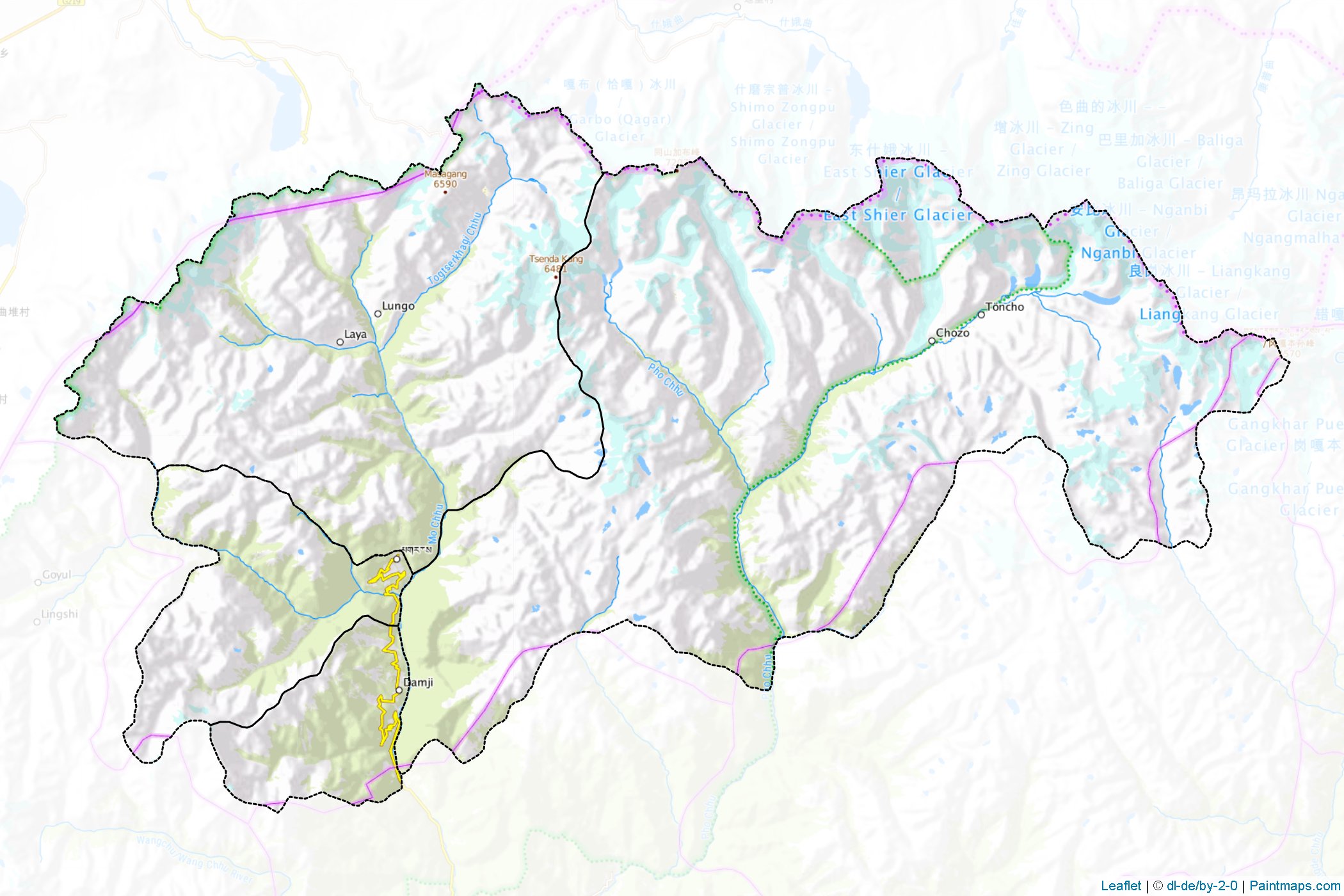 Gasa (Bhutan) Map Cropping Samples-1