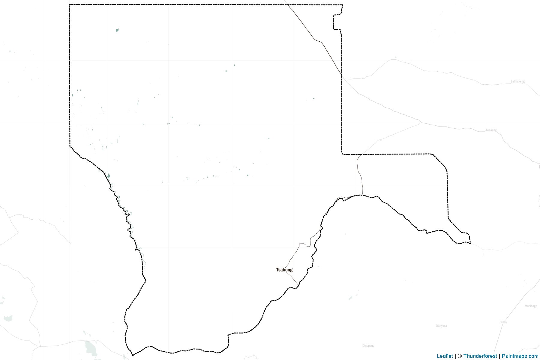 Kgalagadi (Botswana) Map Cropping Samples-2