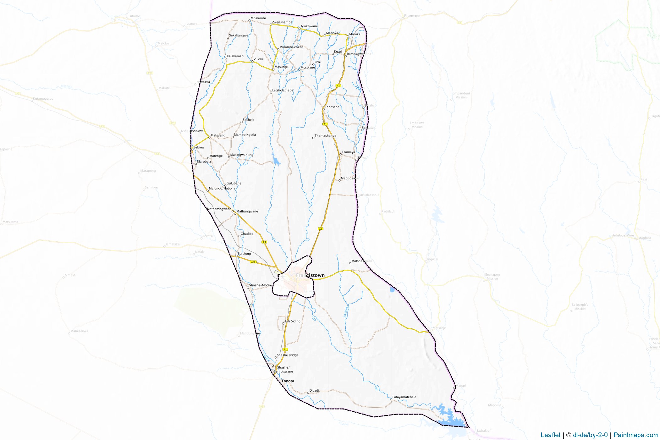 North-East (Botswana) Map Cropping Samples-1