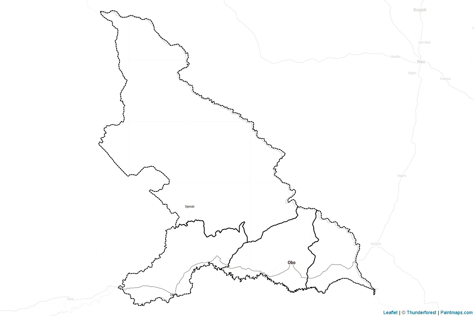 Muestras de recorte de mapas Haut-Mbomou (República Centroafricana)-2