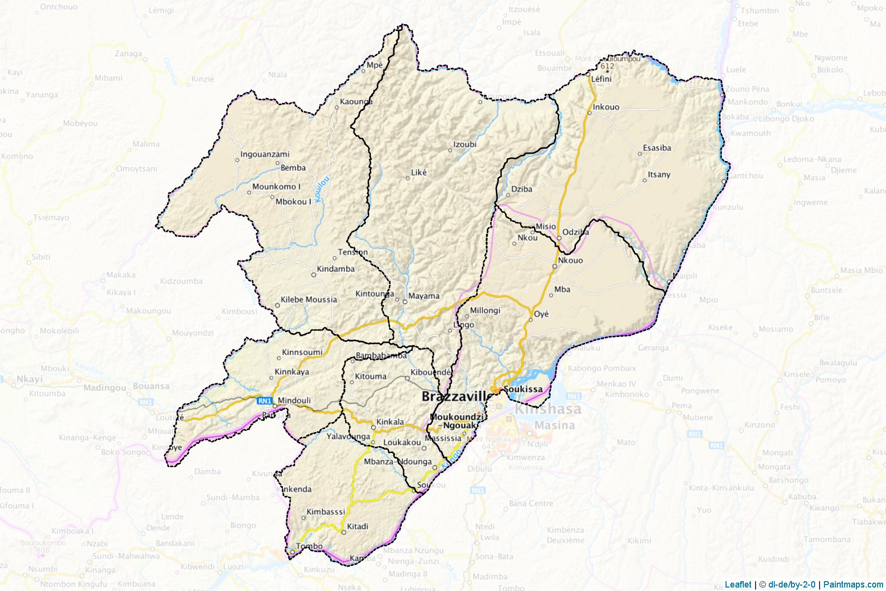 Pool Department (Congo) Map Cropping Samples-1