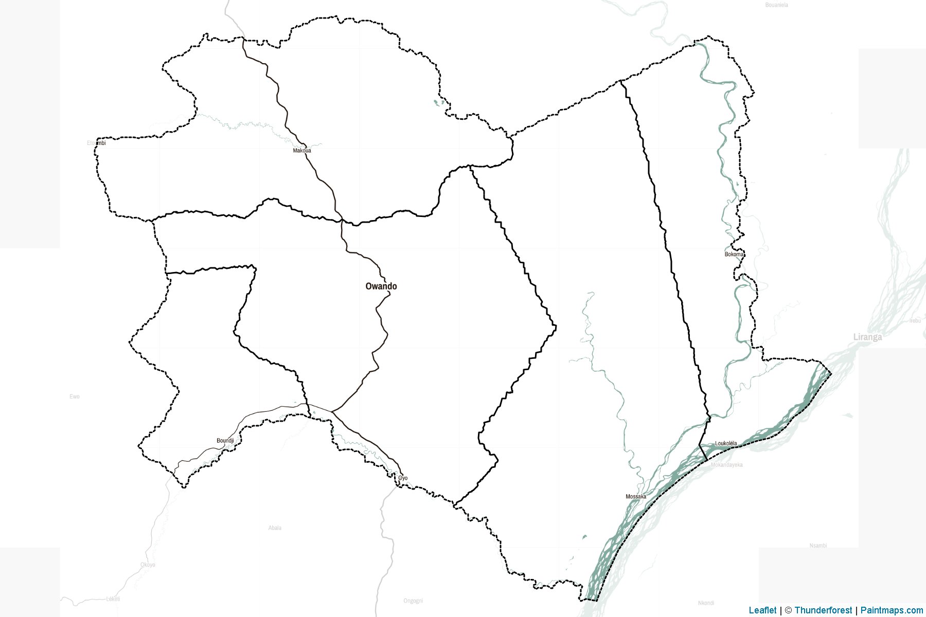 Cuvette Department (Congo) Map Cropping Samples-2