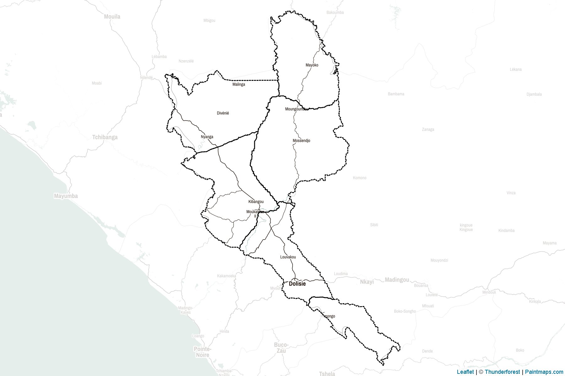 Niari Region (Congo) Map Cropping Samples-2