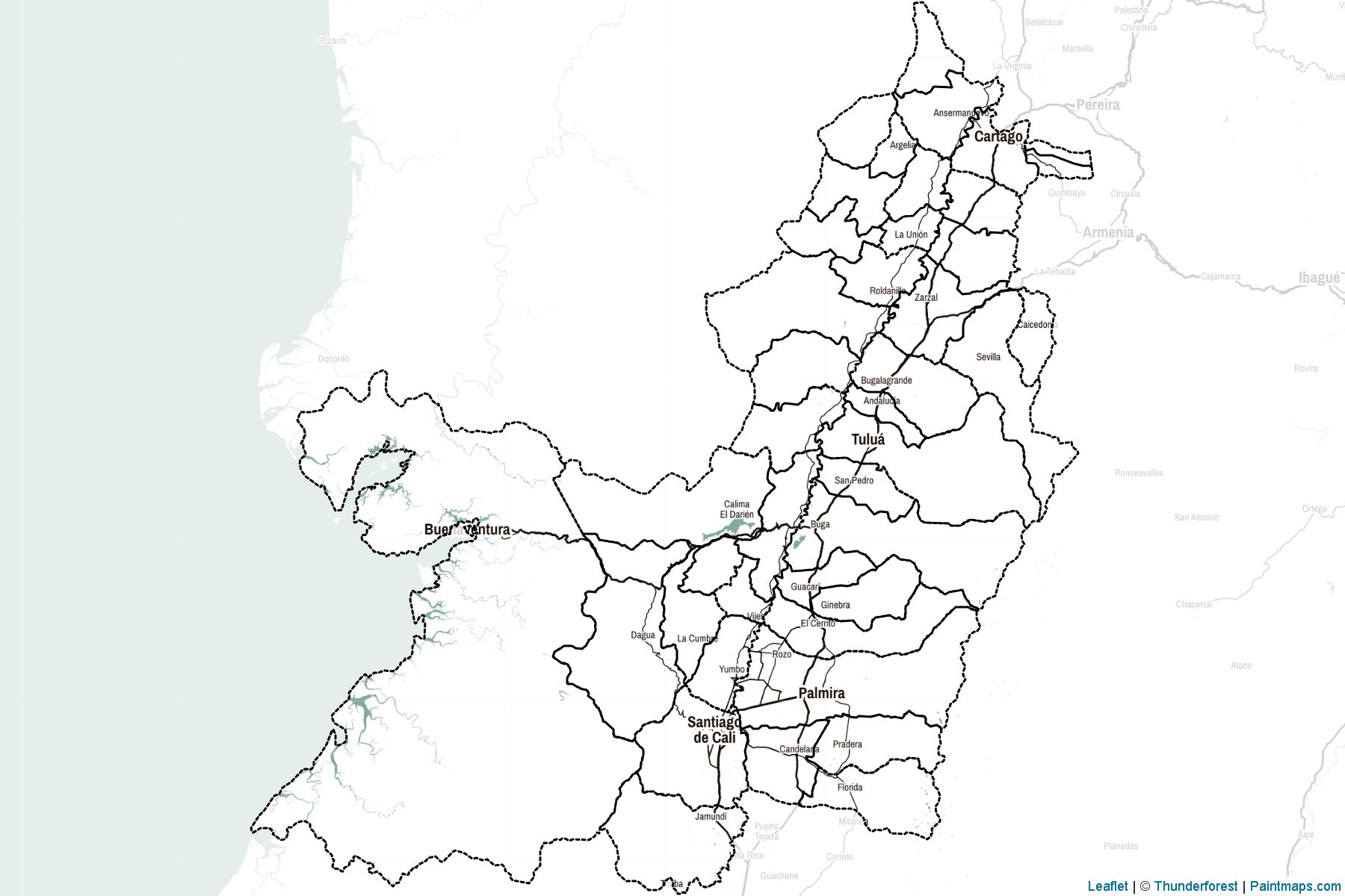 Valle del Cauca (Colombia) Map Cropping Samples-2