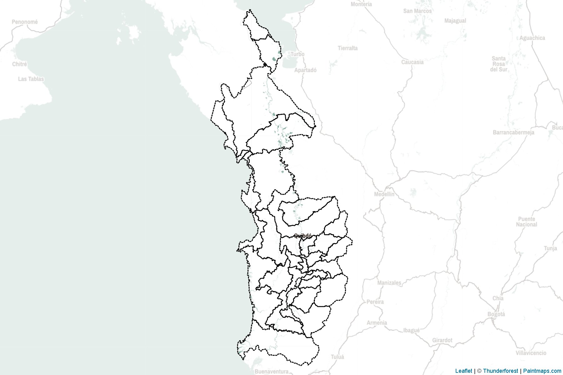 Muestras de recorte de mapas Chocó (Colombia)-2