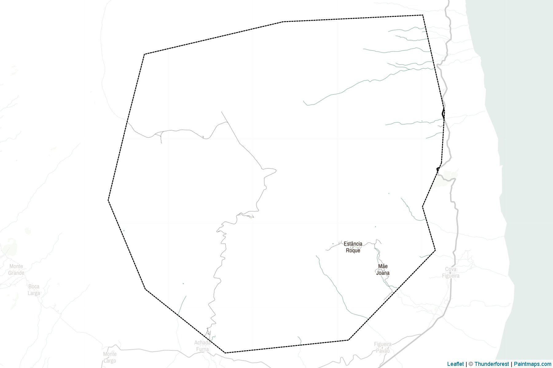 Santa Catarina do Fogo (Cape Verde) Map Cropping Samples-2